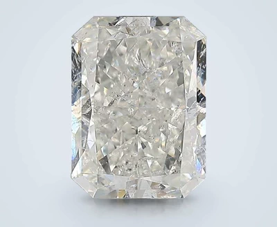 3.17ct H SI2 Rare Carat Ideal Cut Radiant Diamond