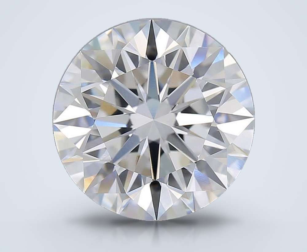 8.09ct D VVS1 Rare Carat Ideal Cut Round Diamond