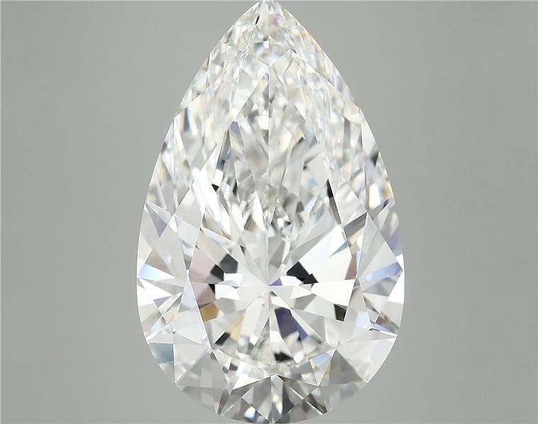 12.15ct E VVS2 Rare Carat Ideal Cut Pear Lab Grown Diamond