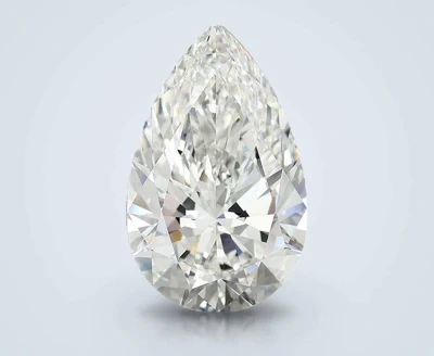 12.15ct E VVS2 Rare Carat Ideal Cut Pear Lab Grown Diamond