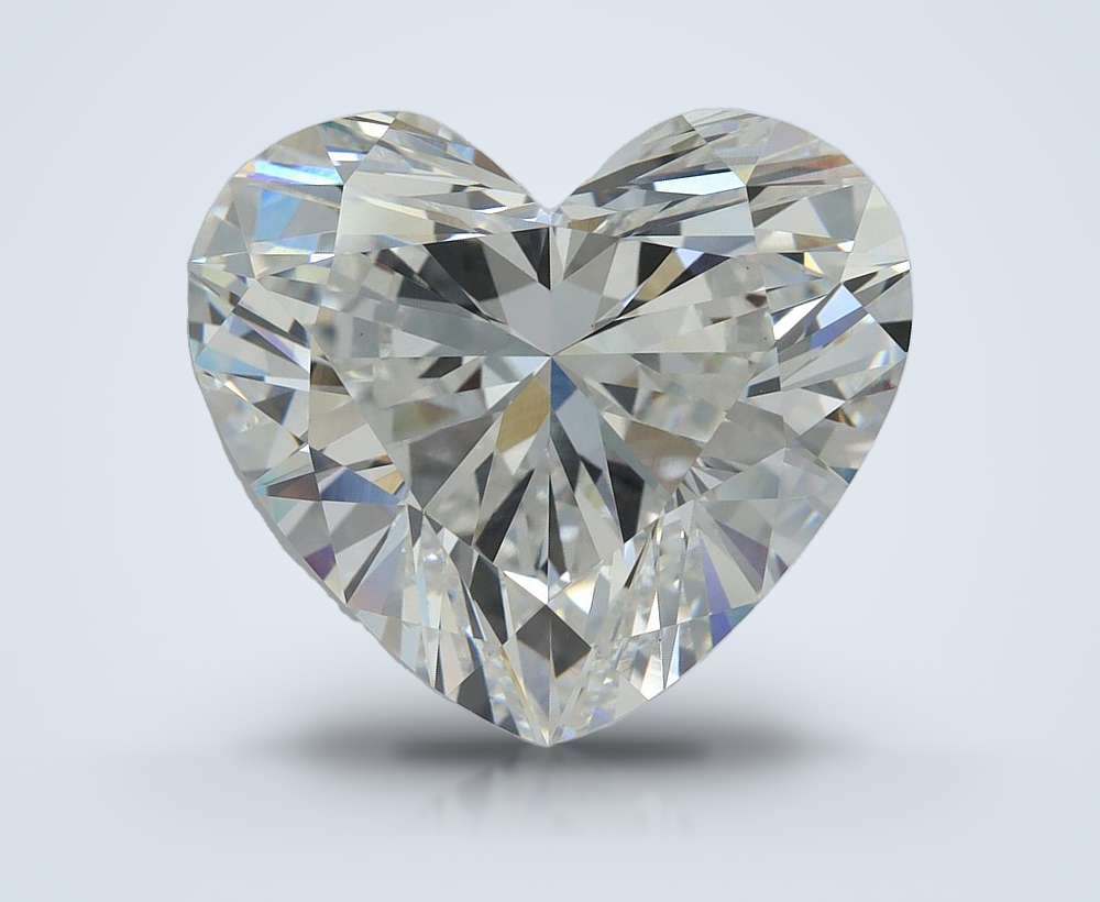 10.06ct F VVS2 Rare Carat Ideal Cut Heart Lab Grown Diamond