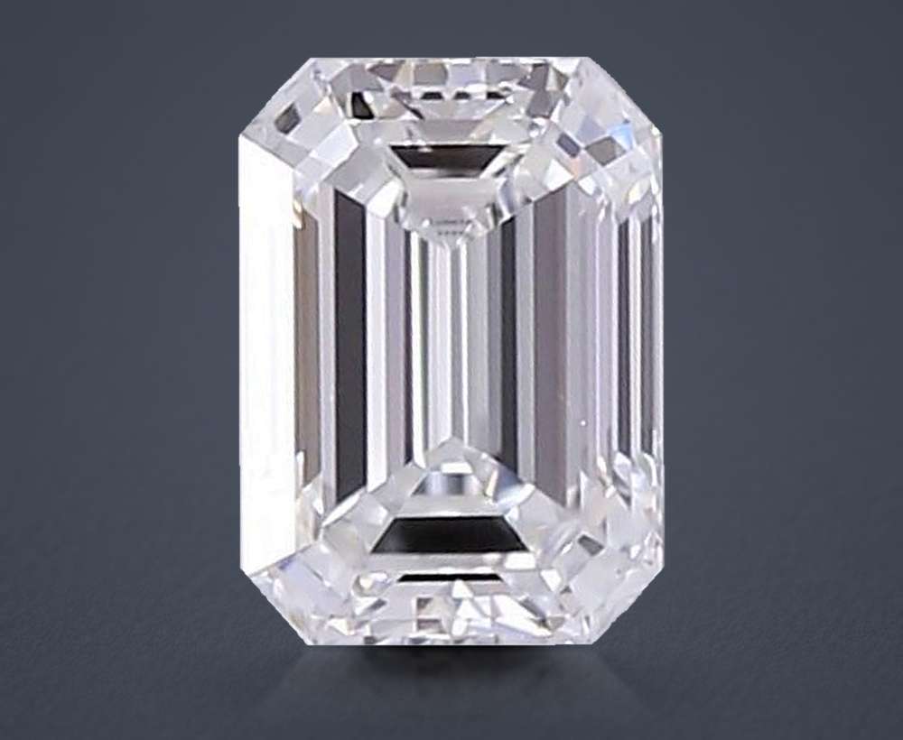 1.16ct E VS1 Rare Carat Ideal Cut Emerald Lab Grown Diamond