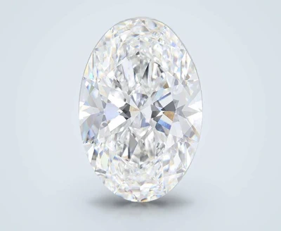 11.27ct F VS1 Rare Carat Ideal Cut Oval Lab Grown Diamond
