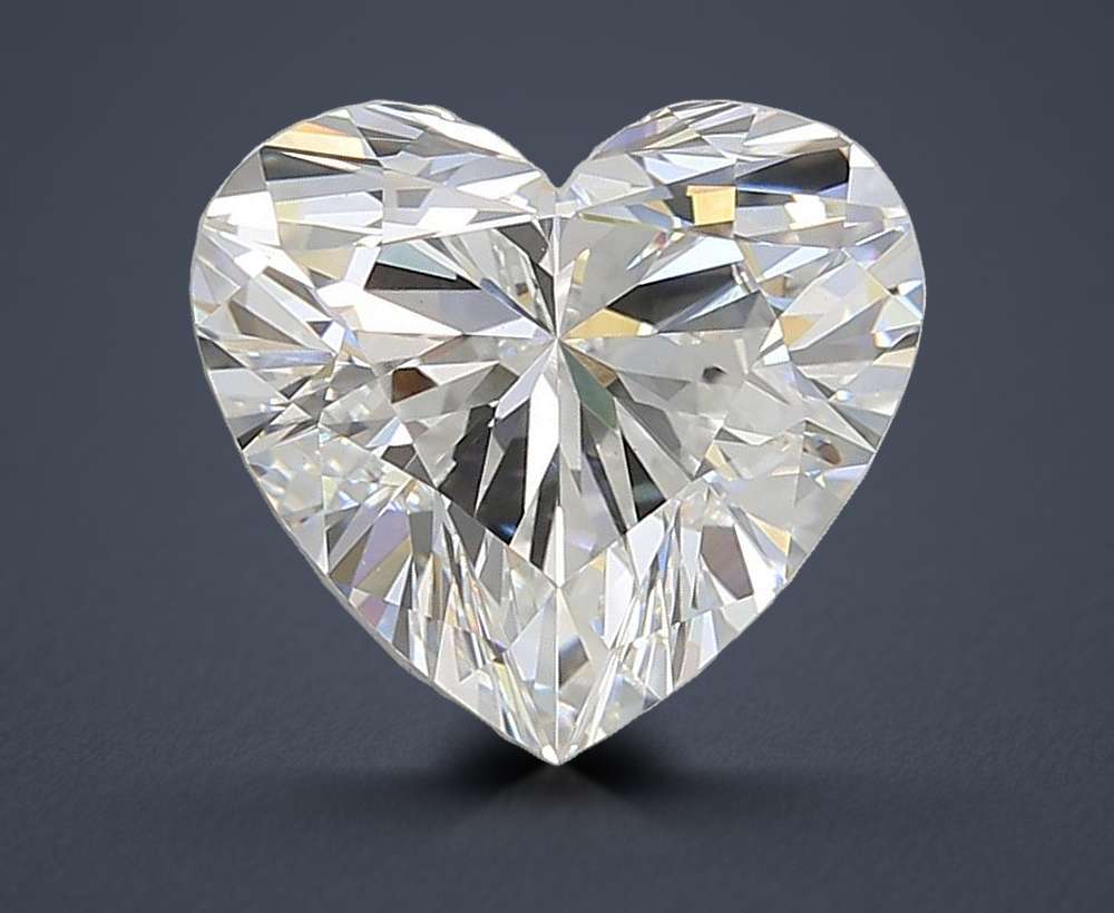 5.09ct E VS1 Rare Carat Ideal Cut Heart Lab Grown Diamond
