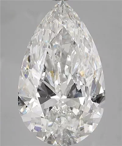 5.03ct H SI2 Rare Carat Ideal Cut Pear Diamond