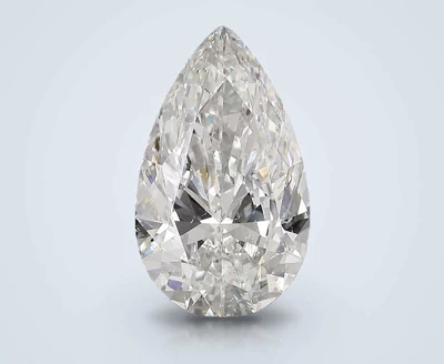 5.03ct H SI2 Rare Carat Ideal Cut Pear Diamond