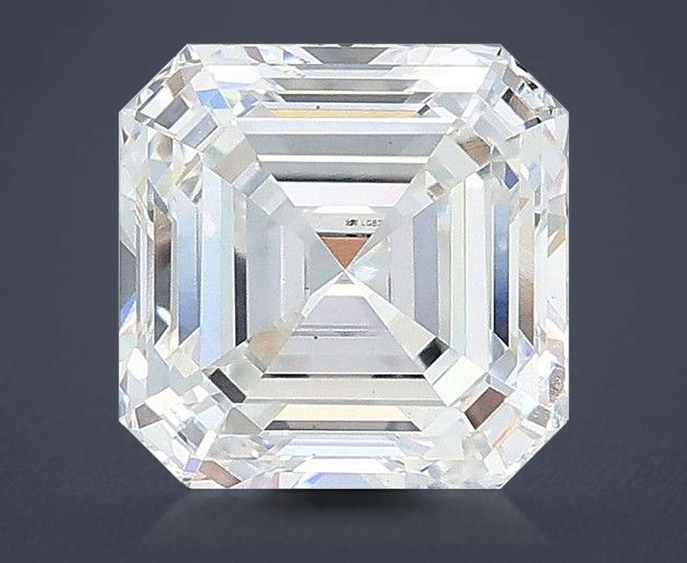 2.57ct E VS1 Rare Carat Ideal Cut Asscher Lab Grown Diamond