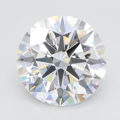4.09ct D VVS1 Rare Carat Ideal Cut Round Lab Grown Diamond