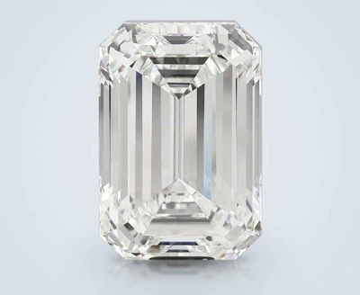 18.03ct F VVS2 Rare Carat Ideal Cut Emerald Lab Grown Diamond
