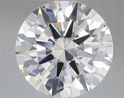 6.05ct D VVS2 Rare Carat Ideal Cut Round Lab Grown Diamond