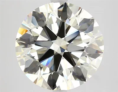 4.18ct J IF Rare Carat Ideal Cut Round Diamond