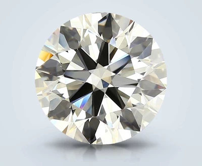4.18ct J IF Rare Carat Ideal Cut Round Diamond