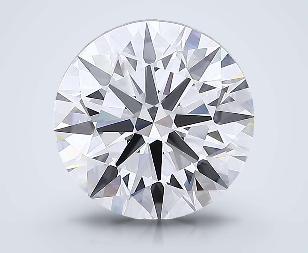 6.11ct D IF Rare Carat Ideal Cut Round Lab Grown Diamond