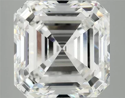 8.36ct F VVS2 Excellent Cut Asscher Lab Grown Diamond