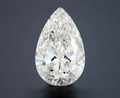 12.06ct F VVS2 Rare Carat Ideal Cut Pear Lab Grown Diamond