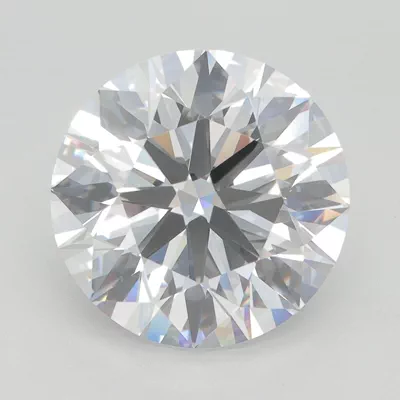 5.01ct D VVS2 Rare Carat Ideal Cut Round Lab Grown Diamond