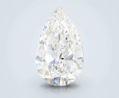 16.02ct F VVS2 Rare Carat Ideal Cut Pear Lab Grown Diamond