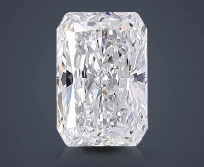 2.00ct D VS2 Very Good Cut Radiant Lab Grown Diamond