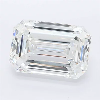 4.04ct D VS2 Rare Carat Ideal Cut Emerald Lab Grown Diamond