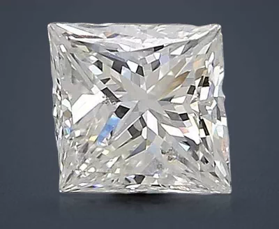 0.90ct F SI1 Rare Carat Ideal Cut Princess Diamond