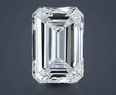 0.32ct D VS2 Rare Carat Ideal Cut Emerald Diamond
