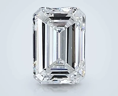 0.32ct D VS2 Rare Carat Ideal Cut Emerald Diamond