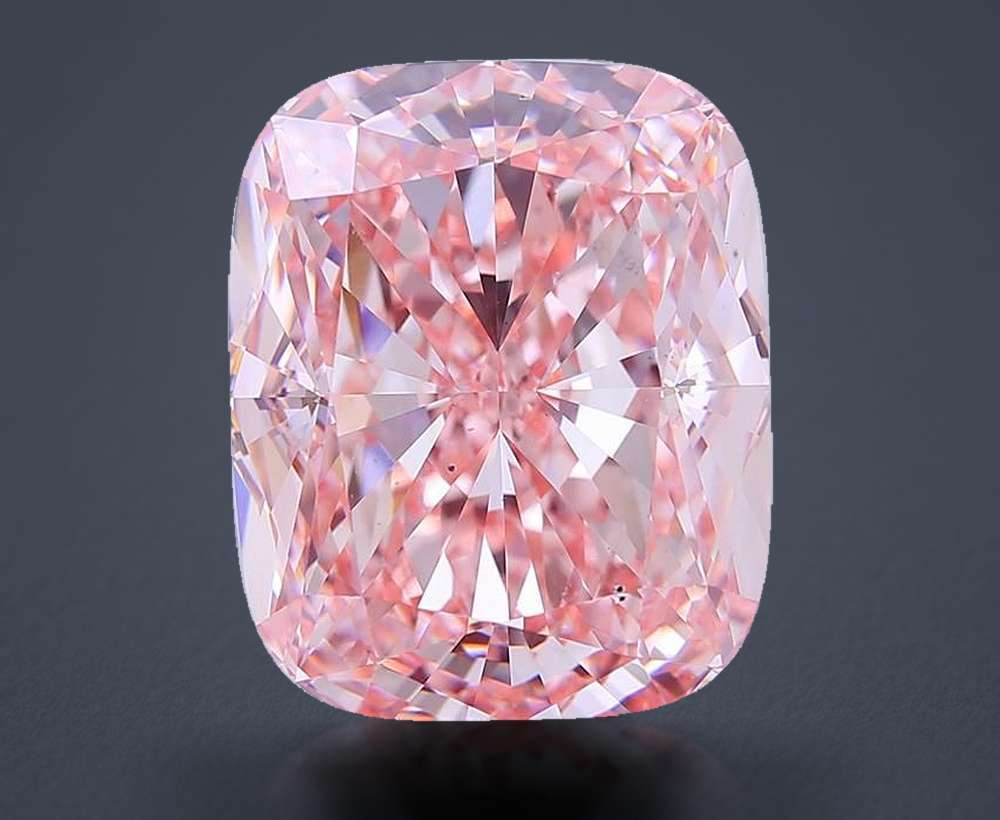 14.03ct F VS1 Rare Carat Ideal Cut Cushion Lab Grown Diamond