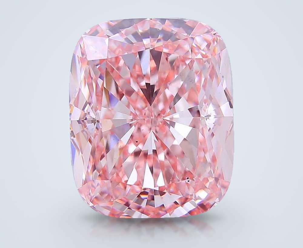 14.03ct F VS1 Rare Carat Ideal Cut Cushion Lab Grown Diamond