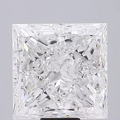 20.00ct F VS1 Very Good Cut Princess Lab Grown Diamond