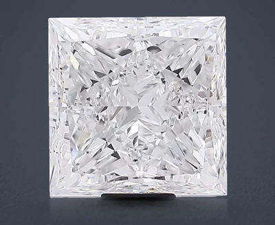 20.00ct F VS1 Very Good Cut Princess Lab Grown Diamond