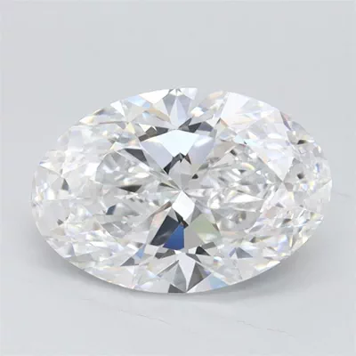 1.09ct D VVS1 Rare Carat Ideal Cut Oval Lab Grown Diamond