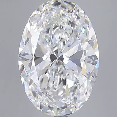 11.32ct F VS2 Very Good Cut Oval Lab Grown Diamond