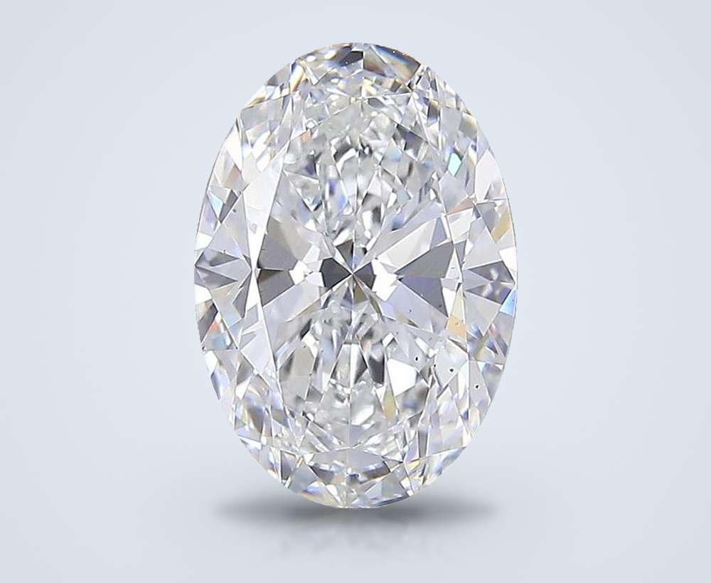 11.32ct F VS2 Very Good Cut Oval Lab Grown Diamond