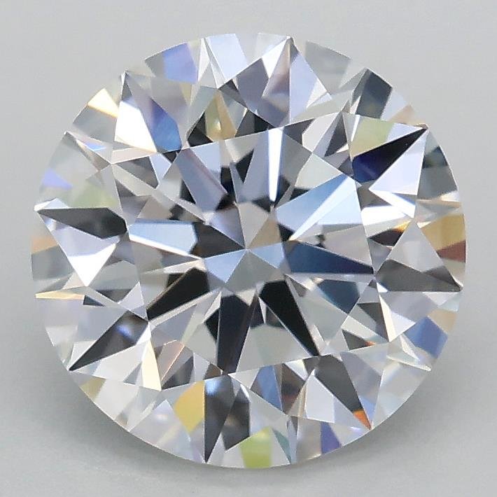 2.09ct D VVS2 Rare Carat Ideal Cut Round Lab Grown Diamond