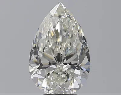 4.51ct H SI2 Rare Carat Ideal Cut Pear Diamond