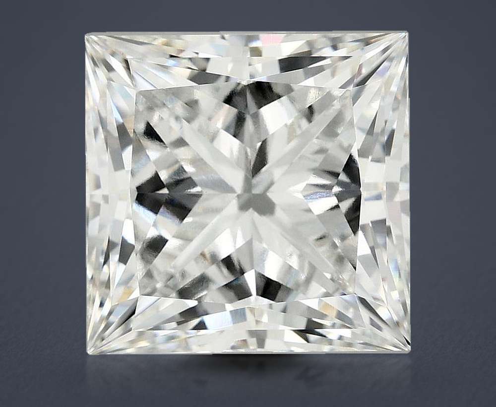 10.52ct F VVS2 Rare Carat Ideal Cut Princess Lab Grown Diamond