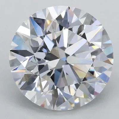 2.73ct E VVS2 Rare Carat Ideal Cut Round Lab Grown Diamond