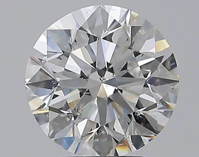 3.01ct H SI2 Excellent Cut Round Diamond