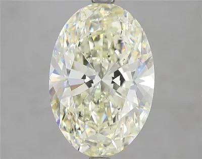 5.01ct K SI1 Rare Carat Ideal Cut Oval Diamond