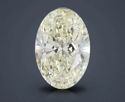 5.01ct K SI1 Rare Carat Ideal Cut Oval Diamond