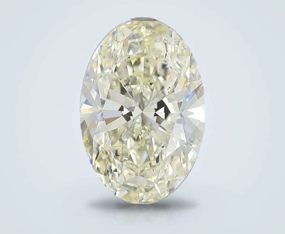 5.01ct K SI1 Rare Carat Ideal Cut Oval Diamond
