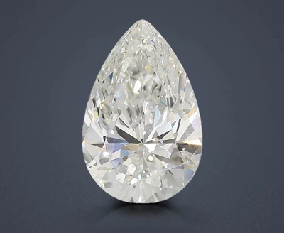 4.05ct F VVS2 Rare Carat Ideal Cut Pear Lab Grown Diamond