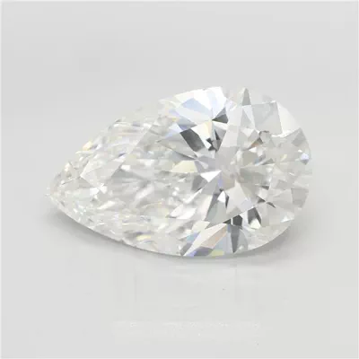 5.09ct E VS1 Rare Carat Ideal Cut Pear Lab Grown Diamond
