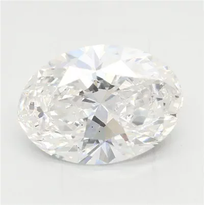 2.04ct F VS1 Rare Carat Ideal Cut Oval Lab Grown Diamond