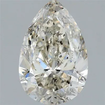 2.01ct J SI2 Rare Carat Ideal Cut Pear Diamond