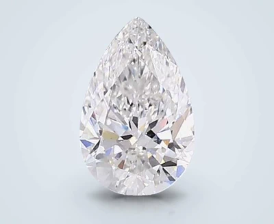 3.07ct F VS1 Rare Carat Ideal Cut Pear Lab Grown Diamond