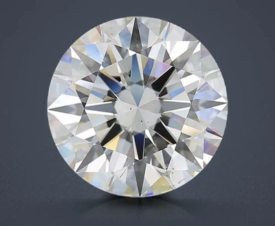 7.07ct J SI1 Rare Carat Ideal Cut Round Diamond