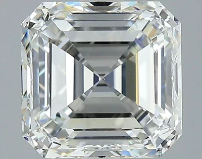 3.01ct I VVS1 Rare Carat Ideal Cut Asscher Diamond