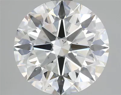 2.82ct F SI1 Rare Carat Ideal Cut Round Diamond