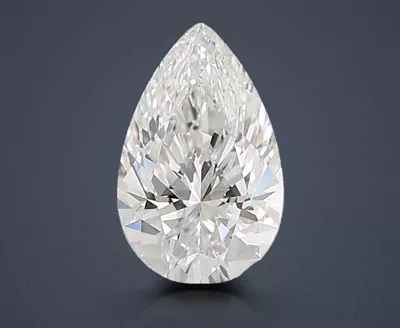 1.12ct D VVS2 Rare Carat Ideal Cut Pear Lab Grown Diamond